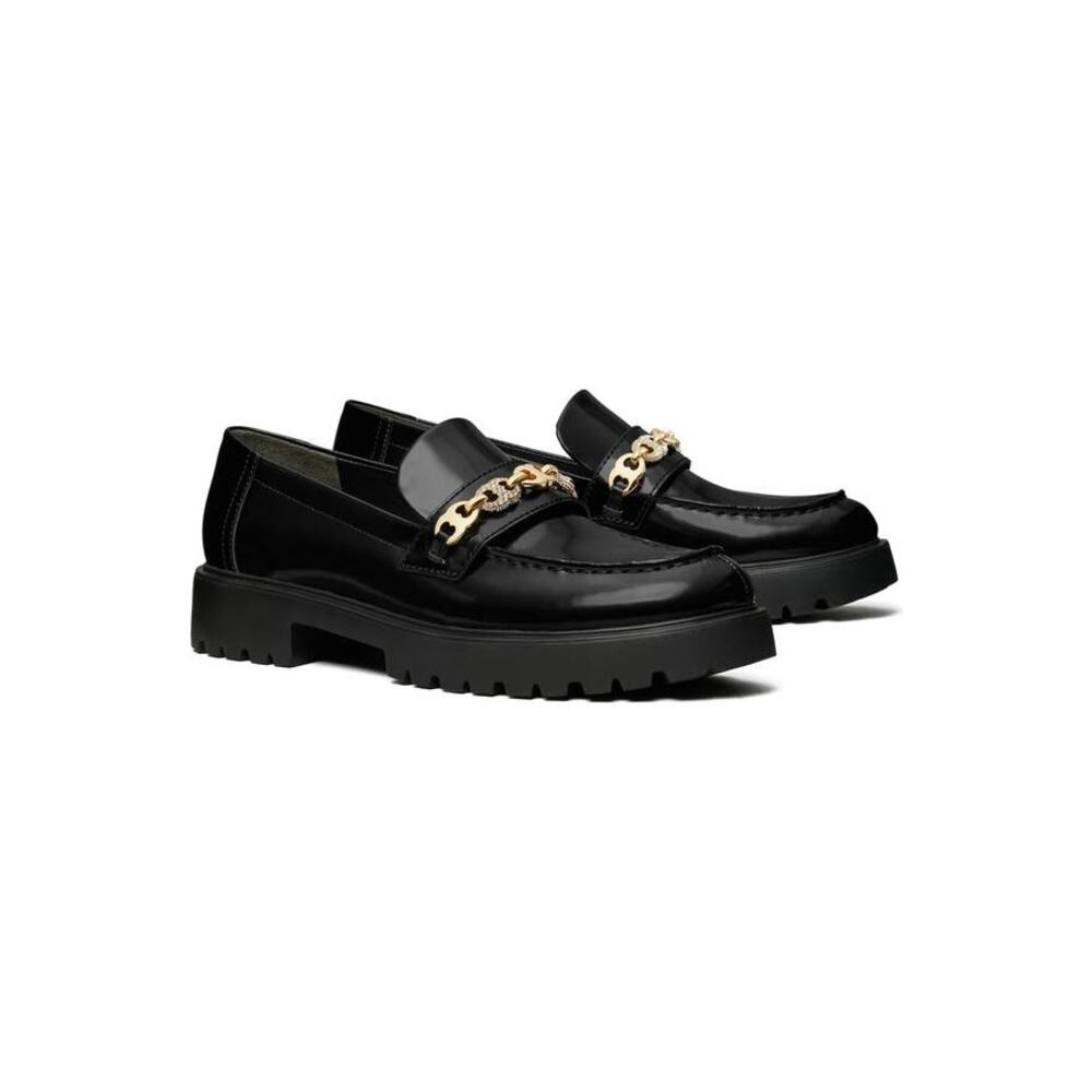 Tory Burch Pavé Gemini Link Lug Loafer in Black 6